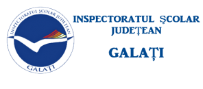 INSPECTORUL ȘCOLAR JUDEȚEAN GALAȚI Logo